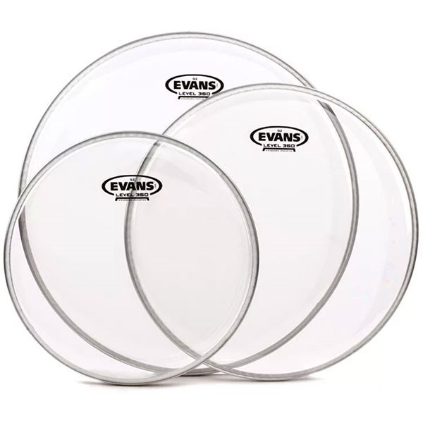 Evans ETP-G2CLR-F G2 Clear Tom Pack-Fusion 10, 12,14inch